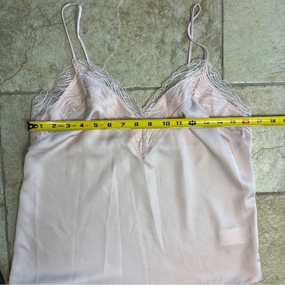 Express Pink Lace Cami XS Coquette Y2K Balletcore Romantic Softcore Satin Fairy - Picture 8 of 9